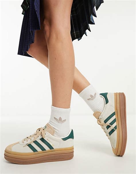 adidas schuhe damen gazelle bold|Adidas gazelle platform sneakers.